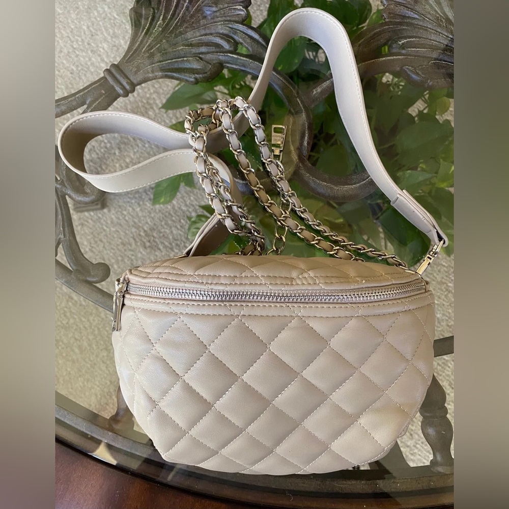 Quitted Style Waist Bag